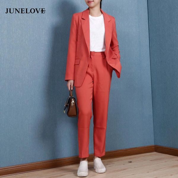 women's two piece pants junelove women single uotton work blazer suits ol suit notched blazers jackets with trousers pieces set red pin, White
women's two piece pants junelove women single uotton work blazer suits ol suit notched blazers jackets with trousers pieces set red pin, White