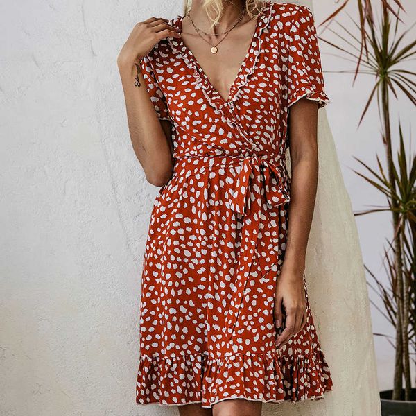 jocoo jolee women vintage deep v-neck ruffles printing lace up summer short sleeve mini dress casual basic beach style 210619, Black;gray
jocoo jolee women vintage deep v-neck ruffles printing lace up summer short sleeve mini dress casual basic beach style 210619, Black;gray
