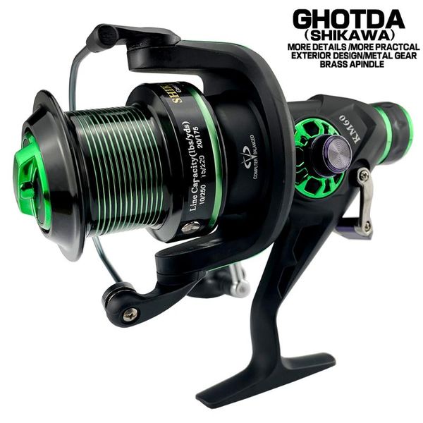 baitcasting reels big fish fishing reel km50/60 green double brake spinning metal spool saltwater carp wheel
baitcasting reels big fish fishing reel km50/60 green double brake spinning metal spool saltwater carp wheel