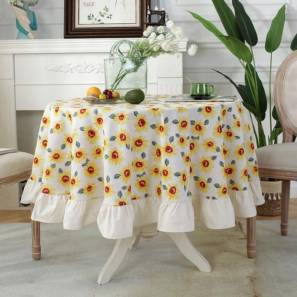 table cloth fashion small fresh european ruffled printed tablecloth cotton and linen washable easy care round wholesale
table cloth fashion small fresh european ruffled printed tablecloth cotton and linen washable easy care round wholesale