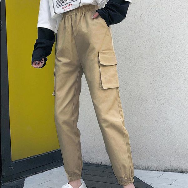 women's pants & capris autumn women high waist cargo girls boys green pocket hiphop loose casual pencil slacks female slim straight lon, Black;white
women's pants & capris autumn women high waist cargo girls boys green pocket hiphop loose casual pencil slacks female slim straight lon, Black;white
