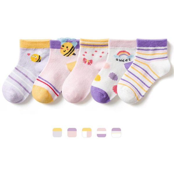 socks 5 pairs/lot children for boy girl baby teen cozy soft cute cartoon breathable mesh cotton 1-12y summer fashion kids, Pink;yellow
socks 5 pairs/lot children for boy girl baby teen cozy soft cute cartoon breathable mesh cotton 1-12y summer fashion kids, Pink;yellow