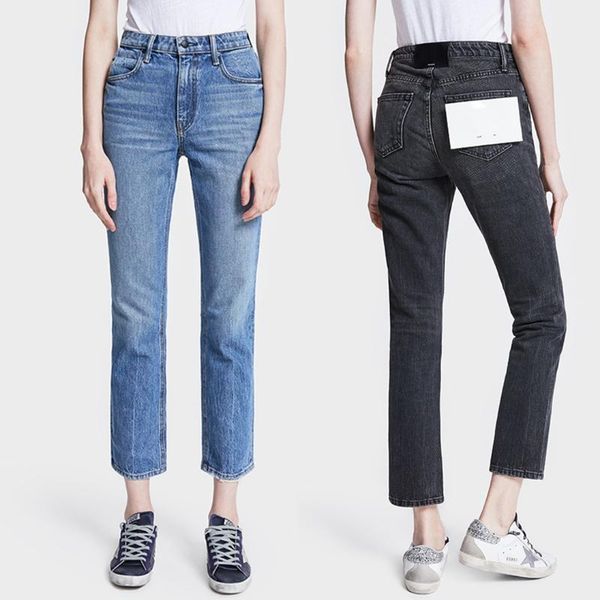 women's jeans simple casual women denim pants high waist fashion retro lady straight-leg, Blue
women's jeans simple casual women denim pants high waist fashion retro lady straight-leg, Blue