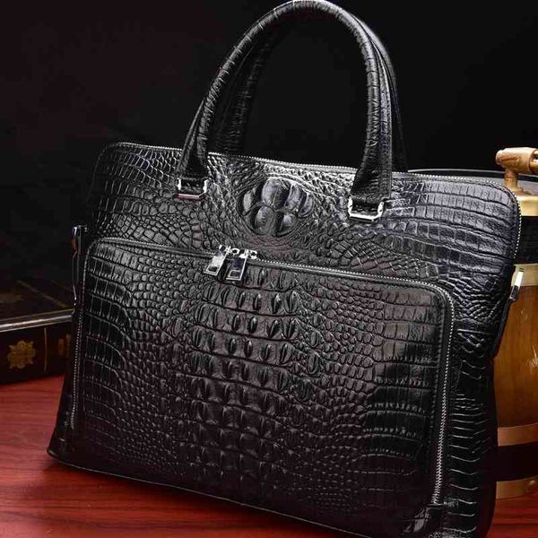 leather handbag layer cowhide crocodile pattern business briefcase horizontal large capacity men's bag
leather handbag layer cowhide crocodile pattern business briefcase horizontal large capacity men's bag
