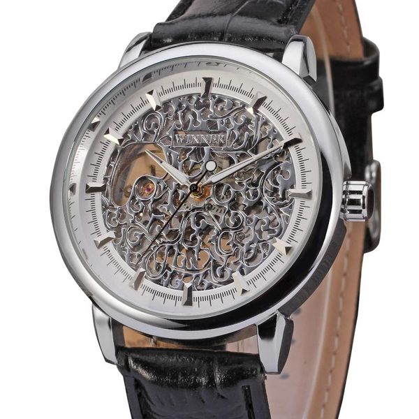 wristwatches t-winner watch circular hollow mechanical men's silver belt wrist, Slivery;brown
wristwatches t-winner watch circular hollow mechanical men's silver belt wrist, Slivery;brown