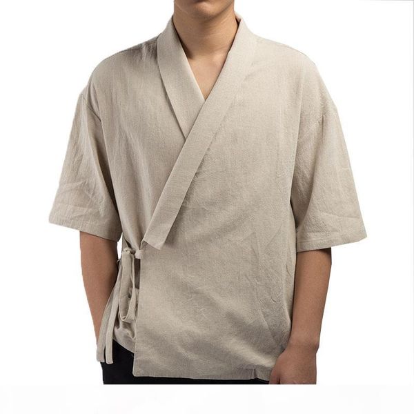 2018 men shirt kimono japanese harajuku mens shirt linen retro origin streetwear cardigan outwear traditional open stitch shirts, White;black
2018 men shirt kimono japanese harajuku mens shirt linen retro origin streetwear cardigan outwear traditional open stitch shirts, White;black