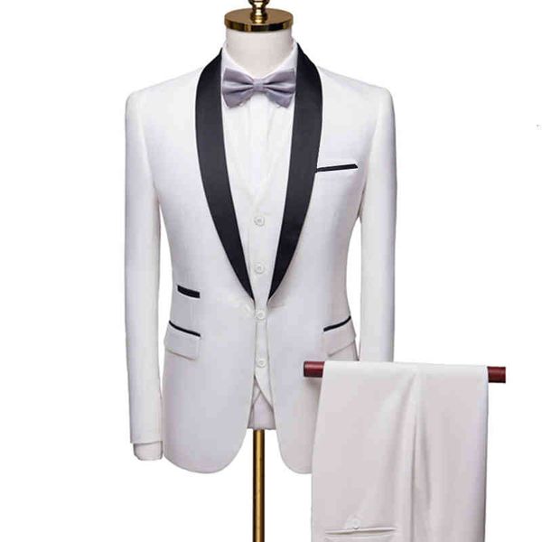 men's suits & blazers men autumn wedding party three pieces jacket trousers set large size 5xl 6xl male blazer coat pants vest fashion, White;black
men's suits & blazers men autumn wedding party three pieces jacket trousers set large size 5xl 6xl male blazer coat pants vest fashion, White;black