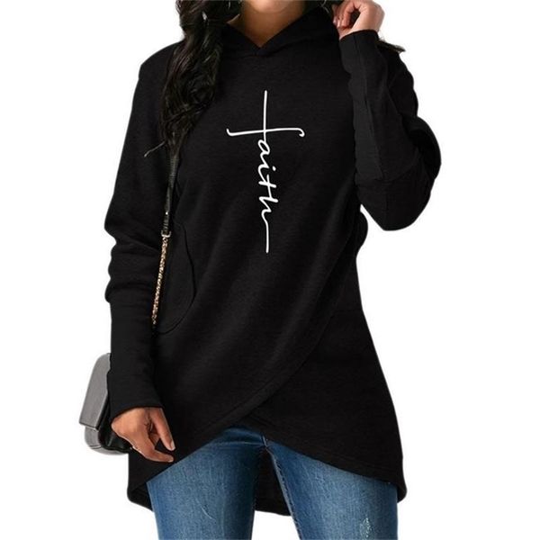 new faith letters print hoodies for women split sweatshirt femmes casual girls funny clothings 201127, Black
new faith letters print hoodies for women split sweatshirt femmes casual girls funny clothings 201127, Black