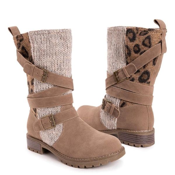 boots autumn and winter 2021 three-color stitching high buckle comfortable snow shoes, Black
boots autumn and winter 2021 three-color stitching high buckle comfortable snow shoes, Black