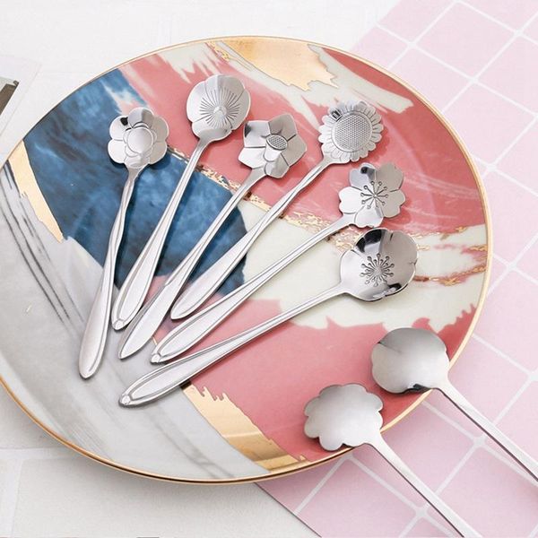 8pcs stainless steel flower shape coffee sugar mixing spoon spoon dessert silver teaspoon sakura vintage teaspoon drink
8pcs stainless steel flower shape coffee sugar mixing spoon spoon dessert silver teaspoon sakura vintage teaspoon drink