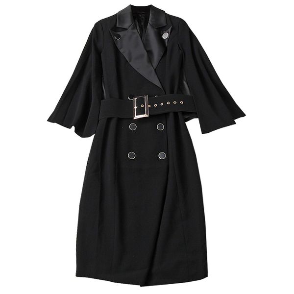 fall/winter slim slimming suit collar split ninth sleeve office lady sheath skirt ol commuter retro cape dress, White;black
fall/winter slim slimming suit collar split ninth sleeve office lady sheath skirt ol commuter retro cape dress, White;black