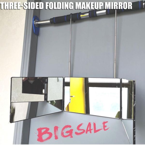 mirrors 1pc 3 ways mirror trifold for self hair cutting styling diy haircut tool retractable hanging y adjustable height
mirrors 1pc 3 ways mirror trifold for self hair cutting styling diy haircut tool retractable hanging y adjustable height