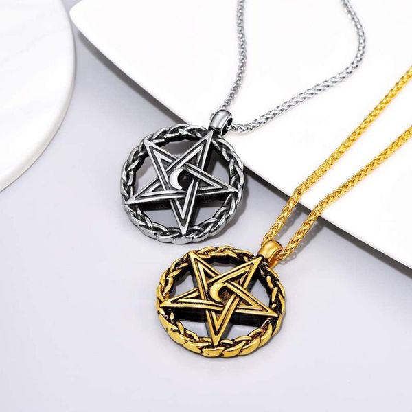 pendant necklaces chainspro stainless steel tetragrammaton pentacle necklace, men women wiccan magical star satanism necklace cp496, Silver
pendant necklaces chainspro stainless steel tetragrammaton pentacle necklace, men women wiccan magical star satanism necklace cp496, Silver