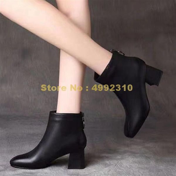 boots fashion ladies thick high heels ankle square toe zip women autumn concise daily shoes, Black
boots fashion ladies thick high heels ankle square toe zip women autumn concise daily shoes, Black