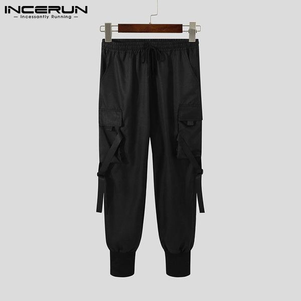 men's pants 2021 fashion men harem solid color joggers casual pockets trousers drawstring loose streetwear cargo 5xl incerun, Black
men's pants 2021 fashion men harem solid color joggers casual pockets trousers drawstring loose streetwear cargo 5xl incerun, Black