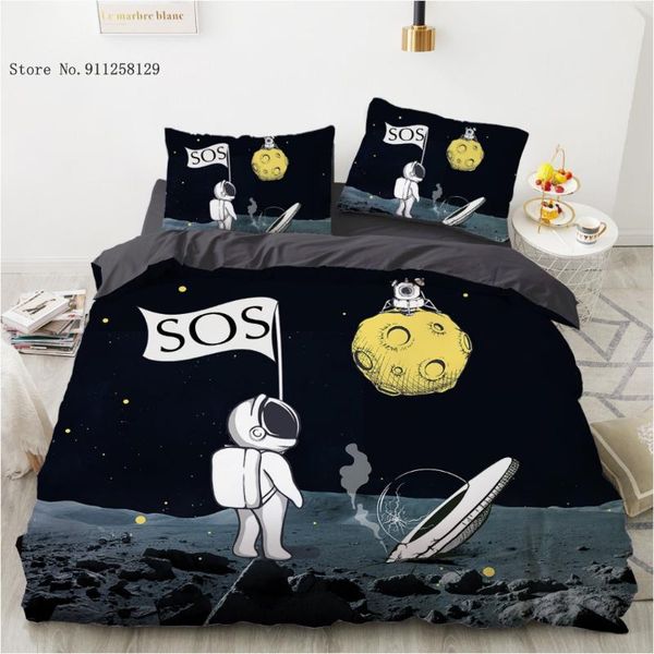 bedding sets 2/3 pieces astronaut planet duvet cover cartoon moon galaxy set single bed quilt home
bedding sets 2/3 pieces astronaut planet duvet cover cartoon moon galaxy set single bed quilt home