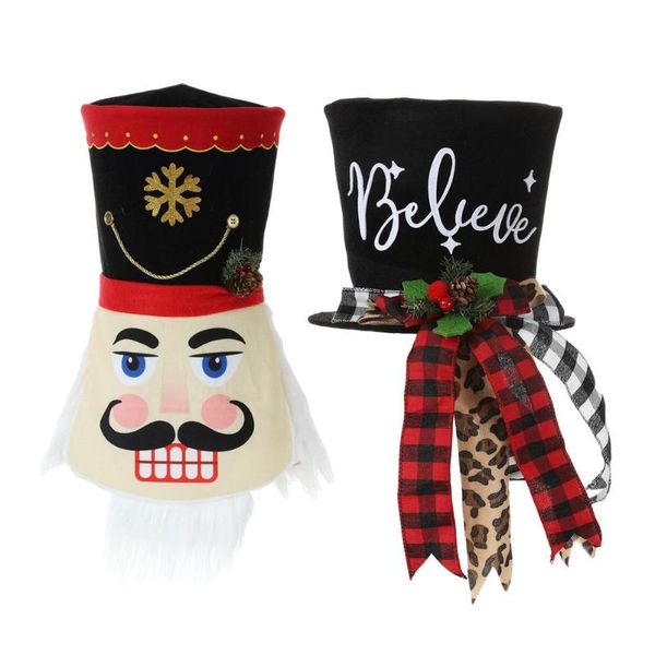 christmas decorations tree er ornament indoor decor embellishment black bowler hat with red lattice bows for home
christmas decorations tree er ornament indoor decor embellishment black bowler hat with red lattice bows for home