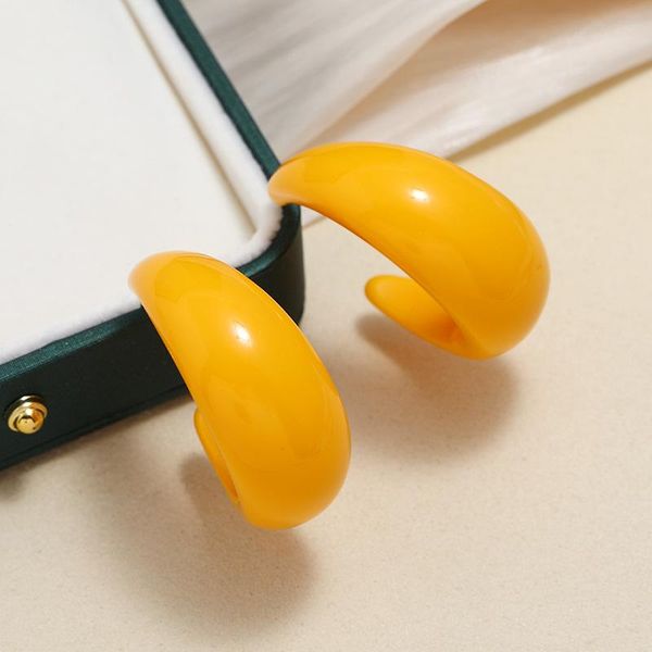 hoop & huggie japan and south korea selling resin acrylic earrings female cute girl exaggerated exquisite yellow jewelry lover gift, Golden;silver
hoop & huggie japan and south korea selling resin acrylic earrings female cute girl exaggerated exquisite yellow jewelry lover gift, Golden;silver
