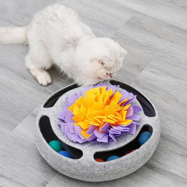 cat toys pet turntable ball track interactive toy slow feeding training snuffling for cats
cat toys pet turntable ball track interactive toy slow feeding training snuffling for cats