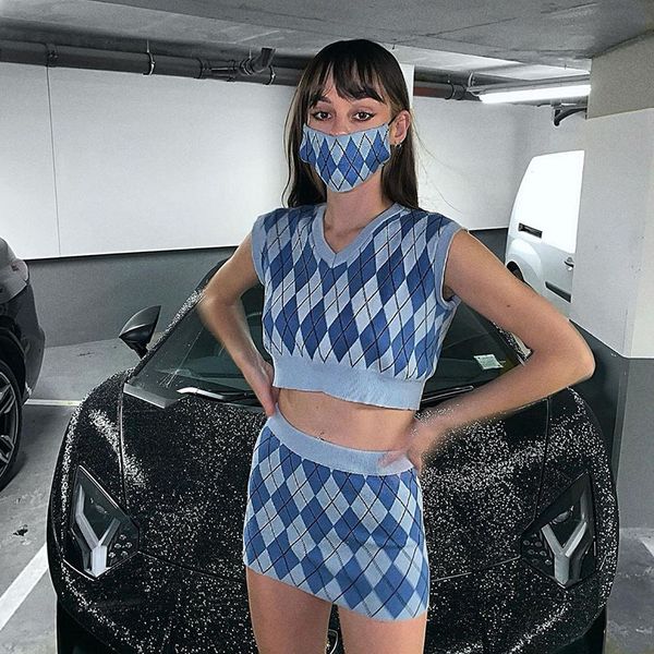blue plaid 2 piece sets womens outfits fall winter 2021 sweater vest y2k crop and skirt matching sets c95-eb30, White
blue plaid 2 piece sets womens outfits fall winter 2021 sweater vest y2k crop and skirt matching sets c95-eb30, White