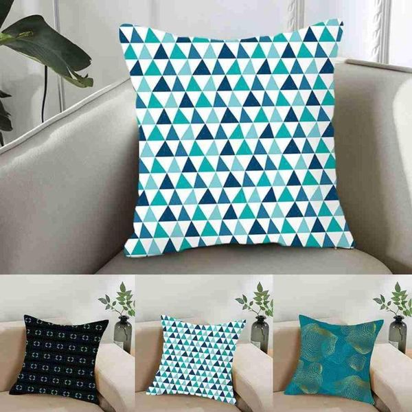 cushion/decorative pillow lake blue teal geometric cover sofa cushion home bed 45cm * 45 car decoration f9d7
cushion/decorative pillow lake blue teal geometric cover sofa cushion home bed 45cm * 45 car decoration f9d7