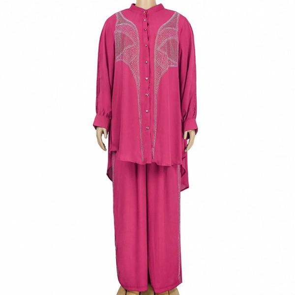 women's two piece pants women set hollow full sleeve long shirt outfits autumn fashion diamond casual office lady wide leg pant suits, White
women's two piece pants women set hollow full sleeve long shirt outfits autumn fashion diamond casual office lady wide leg pant suits, White