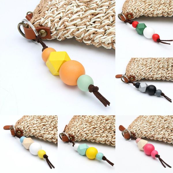 1pc Rainbow Color Wooden Beads Small And Big Wood Ball Key Chians Bag Hanging For Women Boho Gift Jewelry
1pc Rainbow Color Wooden Beads Small And Big Wood Ball Key Chians Bag Hanging For Women Boho Gift Jewelry