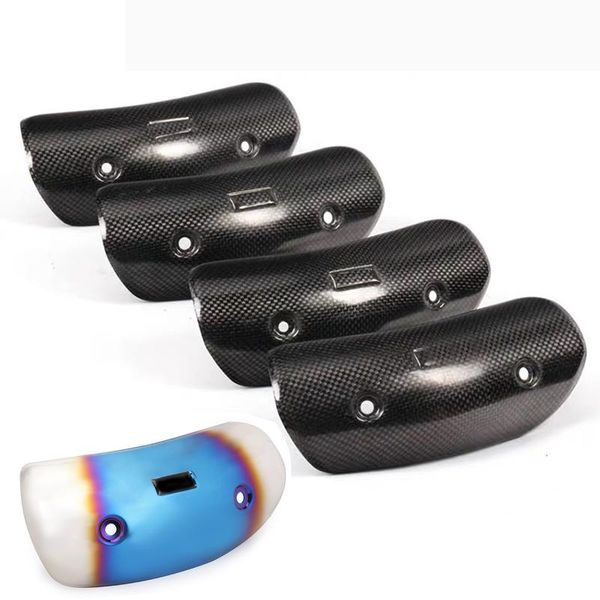 motorcycle exhaust system motorcycles muffler protection cap pipe anti- wrap heat shield cover fake carbon fiber with sticker
motorcycle exhaust system motorcycles muffler protection cap pipe anti- wrap heat shield cover fake carbon fiber with sticker