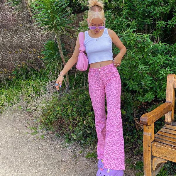 women's jeans leopard y2k streetwear 2021 aesthetic cargo pants high waist pockets mom vintage harajuku jogger, Blue
women's jeans leopard y2k streetwear 2021 aesthetic cargo pants high waist pockets mom vintage harajuku jogger, Blue