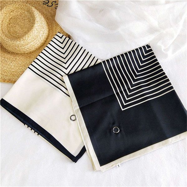 90cm large square silk female spring and summer fashion versatile thin korean decorative scarf shawl, Blue;gray
90cm large square silk female spring and summer fashion versatile thin korean decorative scarf shawl, Blue;gray