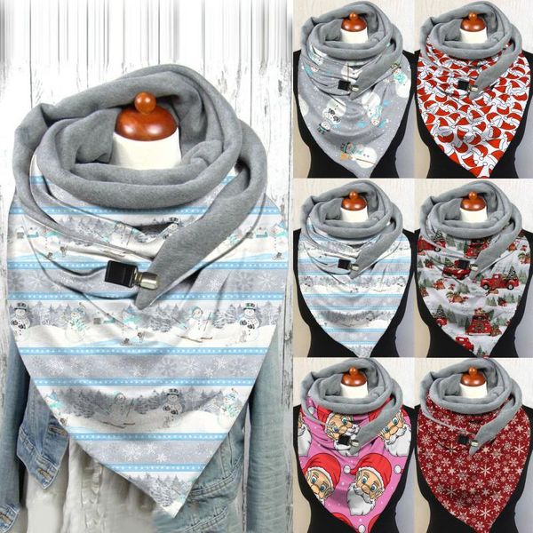 scarves 2021 scarf women fashion casual christmas print multi-purpose shawl button warm shawls, Blue;gray
scarves 2021 scarf women fashion casual christmas print multi-purpose shawl button warm shawls, Blue;gray