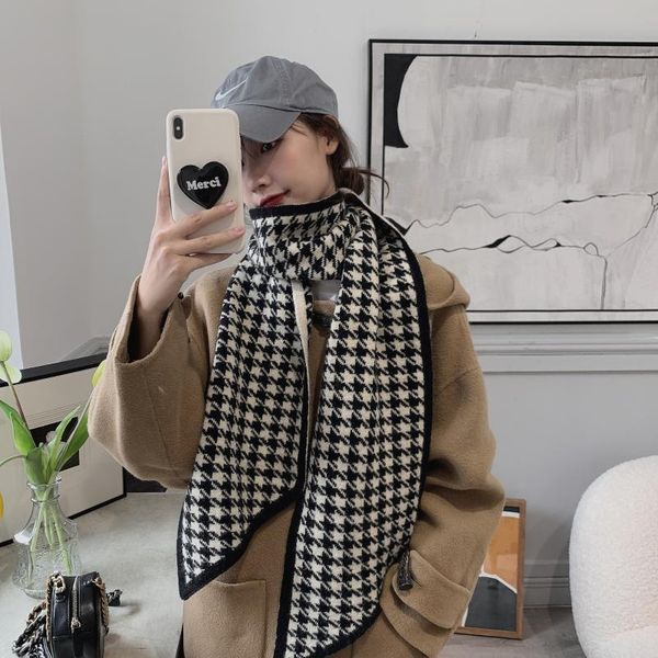 scarves 2021 version leopard print thousandbird grid winter fashion women's scarf knitted wool diagonal decorativescarf classic, Blue;gray
scarves 2021 version leopard print thousandbird grid winter fashion women's scarf knitted wool diagonal decorativescarf classic, Blue;gray