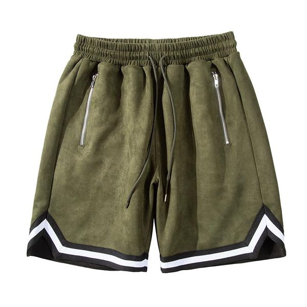 men's shorts original suede striped loose casual mens solid drawstring pockets five-point pants streetwear oversize male cargo, White;black
men's shorts original suede striped loose casual mens solid drawstring pockets five-point pants streetwear oversize male cargo, White;black