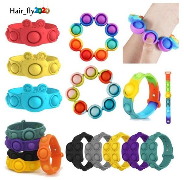 dhl rainbow push bubble bracelet fidget toy children antistress sensory educational toys tie-dye wearable reliver stress toys
dhl rainbow push bubble bracelet fidget toy children antistress sensory educational toys tie-dye wearable reliver stress toys