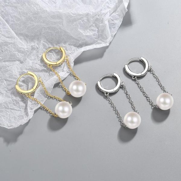 hoop & huggie chain pearl earrings for women long earring female fashion jewelry gift anniversary boucle oreille femme m4, Golden;silver
hoop & huggie chain pearl earrings for women long earring female fashion jewelry gift anniversary boucle oreille femme m4, Golden;silver