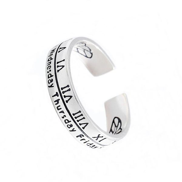 cluster rings s925 sterling silver ancient roman numeral ring for women adjusted jewelry wedding valentine gift accessories, Golden;silver
cluster rings s925 sterling silver ancient roman numeral ring for women adjusted jewelry wedding valentine gift accessories, Golden;silver