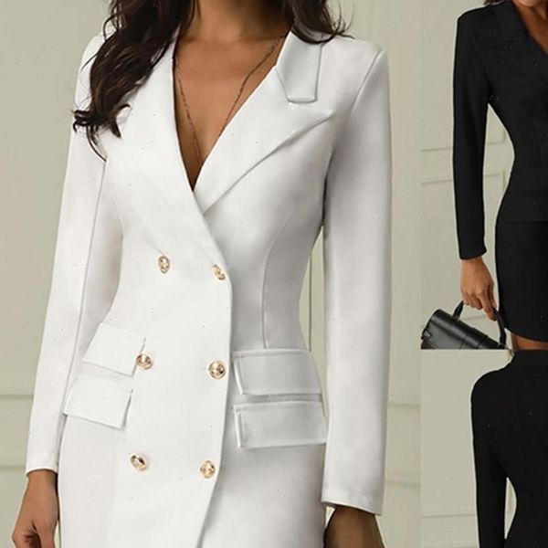 women 2021 casual solid jackets female elegant double breasted long coat ladies plus size button military style long dress, Tan;black
women 2021 casual solid jackets female elegant double breasted long coat ladies plus size button military style long dress, Tan;black