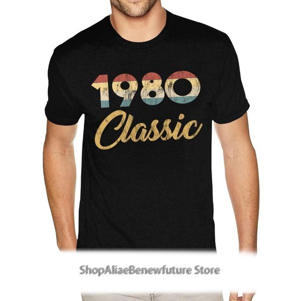 men's t-shirts 40th birthday gift for men and women 1980 classic party birth anniversary tees shirts family 80s hip hop tee shirt, White;black
men's t-shirts 40th birthday gift for men and women 1980 classic party birth anniversary tees shirts family 80s hip hop tee shirt, White;black