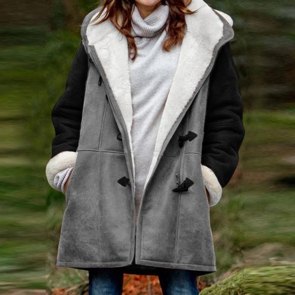 women's jackets women winter plus size patchwork velvet coat long sleeve horn buckle elegant vintage pockets overcoat hooded, Black;brown
women's jackets women winter plus size patchwork velvet coat long sleeve horn buckle elegant vintage pockets overcoat hooded, Black;brown