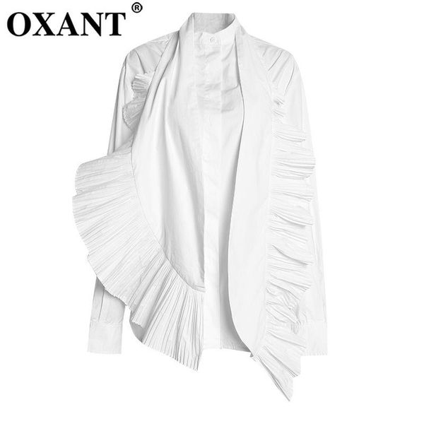 women's blouses & shirts shirt 2021 spring chic accent exaggerated fine pleated design cotton white office lady blouse korean
women's blouses & shirts shirt 2021 spring chic accent exaggerated fine pleated design cotton white office lady blouse korean