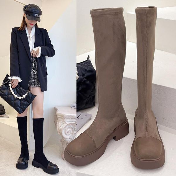 boots winter warm fur leather models snow women knee high shoes female fashion long feminino zapatos mujer, Black
boots winter warm fur leather models snow women knee high shoes female fashion long feminino zapatos mujer, Black