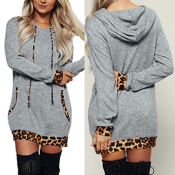 casual dresses drawstring sweatshirt fashion women's long sleeve hooded leopard print loose pocket dress vestido mujer inviern, Black;gray
casual dresses drawstring sweatshirt fashion women's long sleeve hooded leopard print loose pocket dress vestido mujer inviern, Black;gray