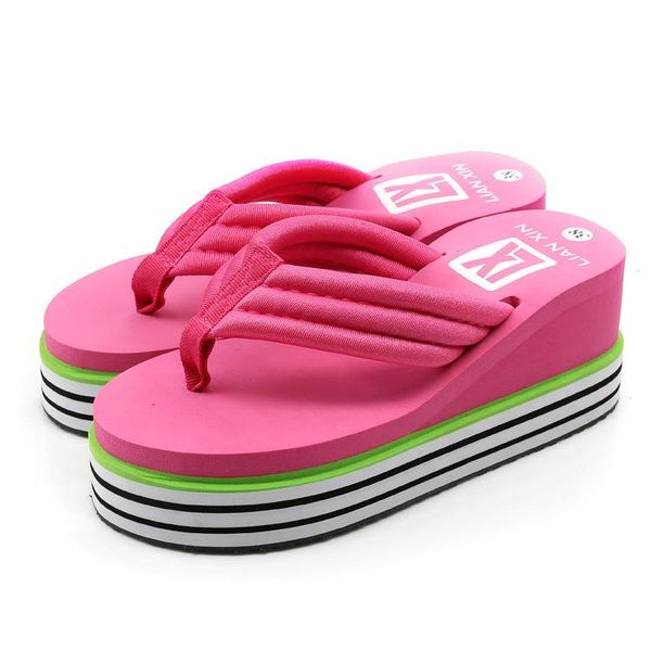 slippers summer wedges shoes women personality fashion flip flops beach sandals casual wedge platform lady bohemia, Black
slippers summer wedges shoes women personality fashion flip flops beach sandals casual wedge platform lady bohemia, Black