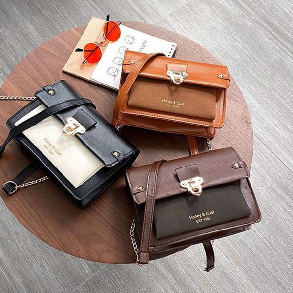hbp women 2021 new korean fashion color contrast versatile chic chain one shoulder messenger texture small square bag
hbp women 2021 new korean fashion color contrast versatile chic chain one shoulder messenger texture small square bag