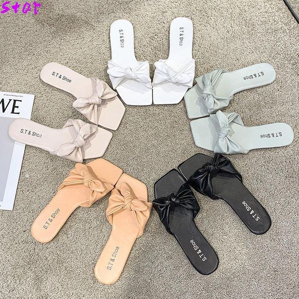 2021 fashion all-match leather ladies slippers bow ladies sandals outdoor flat beach shoes casual home slippers, Black
2021 fashion all-match leather ladies slippers bow ladies sandals outdoor flat beach shoes casual home slippers, Black