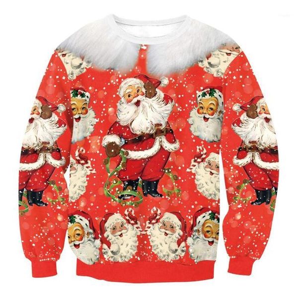 men's sweaters men women santa ugly christmas outrageous funny embellished tacky holiday pullover sweatshirt couple xmas jumper, White;black
men's sweaters men women santa ugly christmas outrageous funny embellished tacky holiday pullover sweatshirt couple xmas jumper, White;black