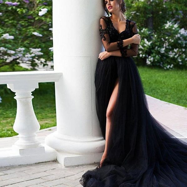 skirts gorgeous 2021 black long bridal tulle 5 feet back high side split elastic a-line skirt women female saias
skirts gorgeous 2021 black long bridal tulle 5 feet back high side split elastic a-line skirt women female saias