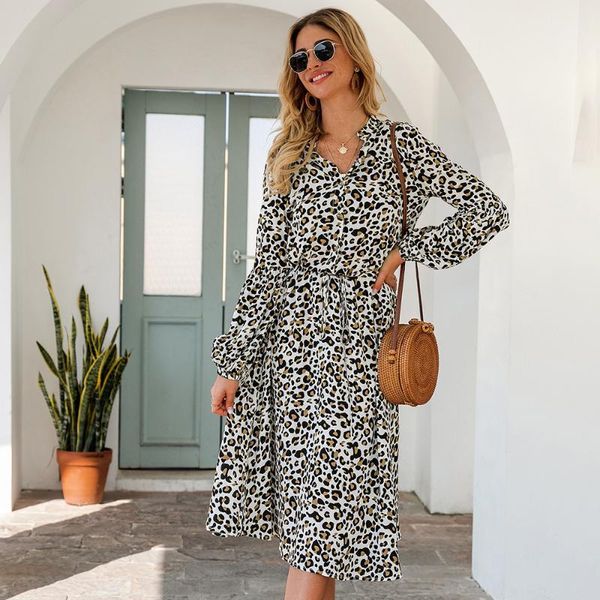 party dresses 2021 length women clothing leopard vacation casual office work street wear dress with lantern sleeve1, White;black
party dresses 2021 length women clothing leopard vacation casual office work street wear dress with lantern sleeve1, White;black