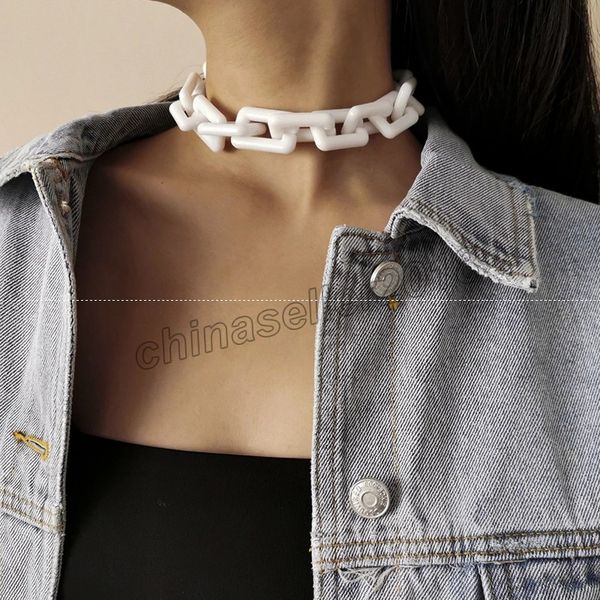 2022 fashion acrylic thick necklace for women men bohemian plastic long choker collar pendant necklace statement jewelry gifts, Golden;silver
2022 fashion acrylic thick necklace for women men bohemian plastic long choker collar pendant necklace statement jewelry gifts, Golden;silver