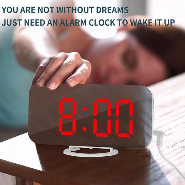 1pc digital led alarm clock mirror clock snooze display time night led table desk 2 usb charge port for androd phone tool
1pc digital led alarm clock mirror clock snooze display time night led table desk 2 usb charge port for androd phone tool